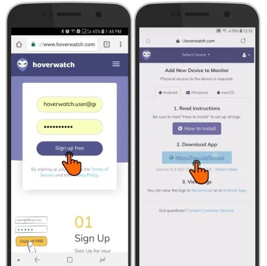 Account Hoverwatch